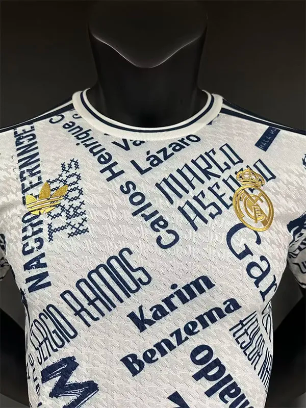 25-26 Real Madrid Special Edition Player Version Training Shirts 人名版
