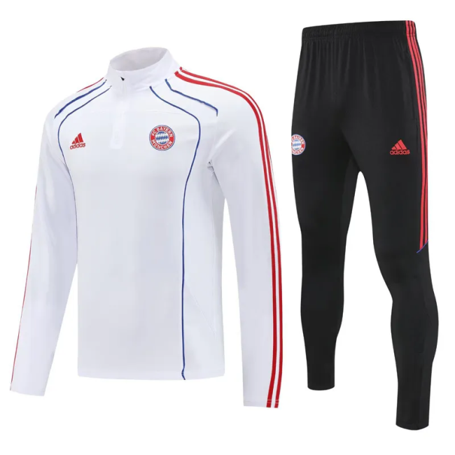 25-26 Bayern High Quality Kids Half Pull Tracksuit
