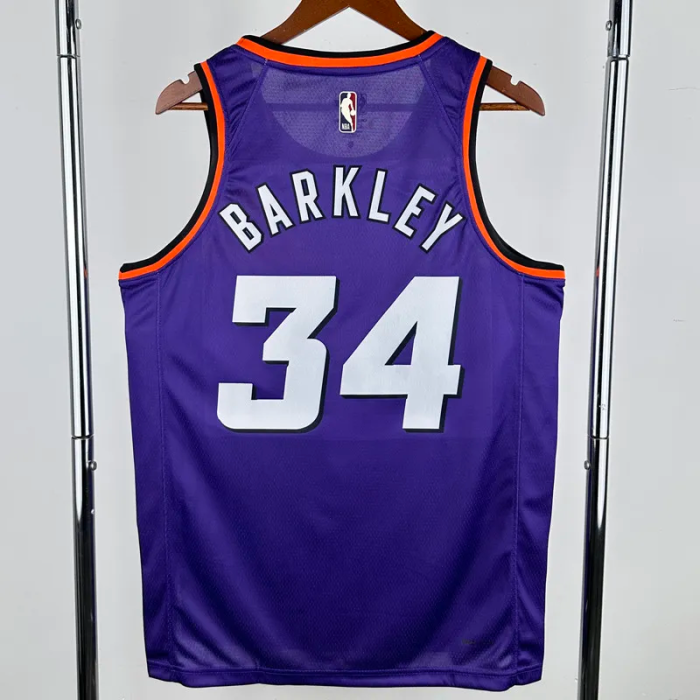 22-23 SUNS BARKLEY #35 Purple Retro Top Quality Hot Pressing NBA Jersey
