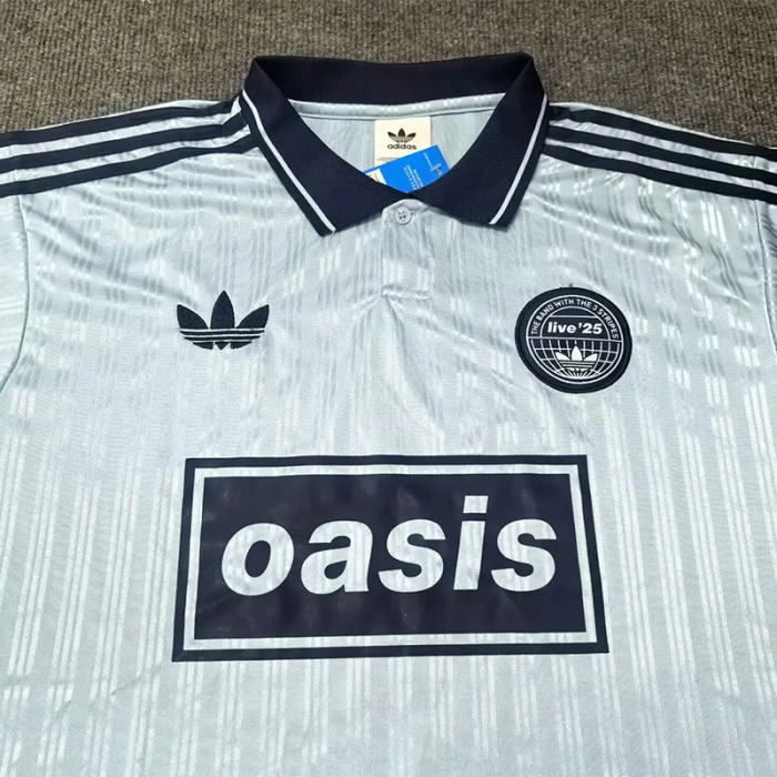 2025 AD Oasis Joint Edition #25 Light Blue Polo Short Sleeve