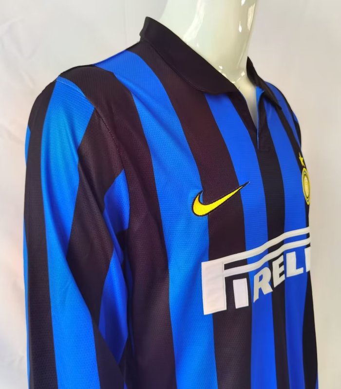1998-1999 Inter Milan Home Long sleeves Retro Soccer Jersey