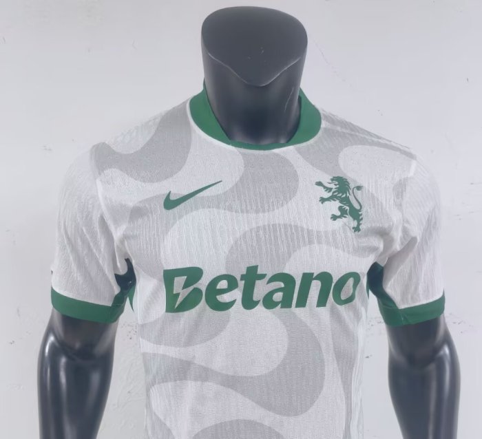 25-26 Sporting Lisbon Away Player Version Soccer Jersey