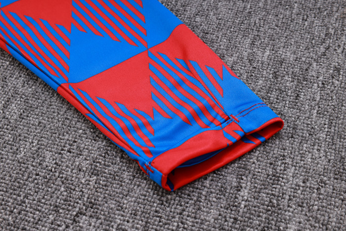 23-24 Barcelona High Quality Half Pull Tracksuit