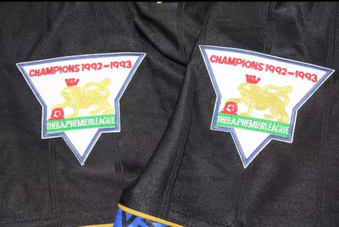 1993-1995 Manchester United Away Long sleeves Retro Soccer Jersey