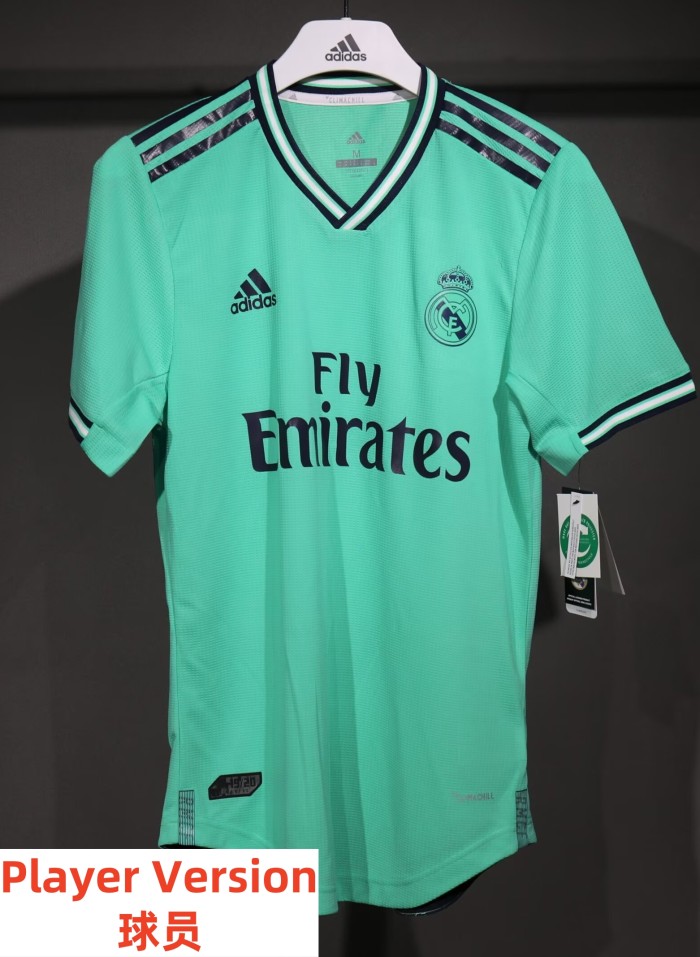 2019-2020 Real Madrid Third Player Version Retro Soccer Jersey 球员