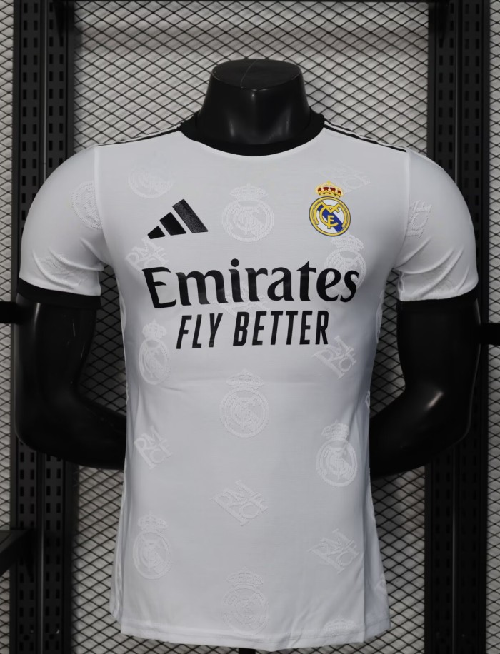 25-26 Real Madrid White Special Edition Player Version Soccer Jersey