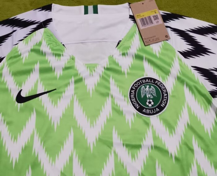 23-24 Nigeria Green White Training shirts