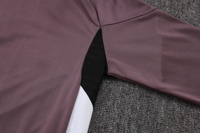 25-26 Manchester United High Quality Half Pull Tracksuit