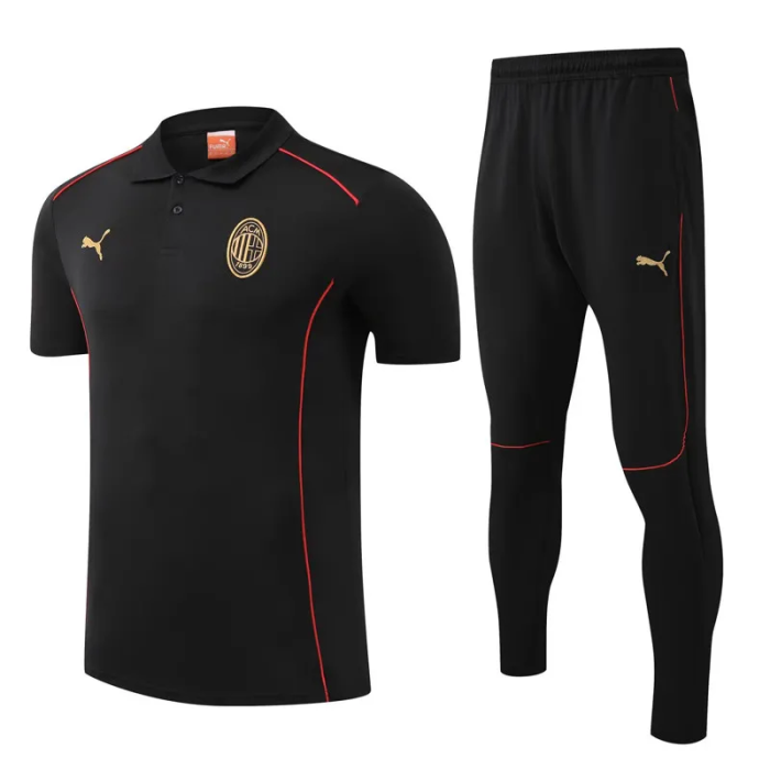 25-26 AC Milan High Quality Polo Tracksuit