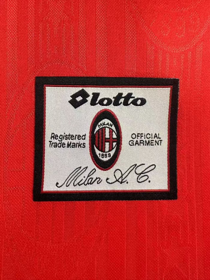 1997-1998 AC Milan Retro Soccer Jersey