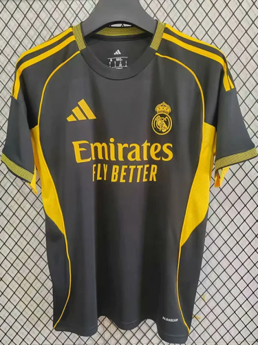 25-26 Real Madrid Black Special Edition Fans Training Shirts