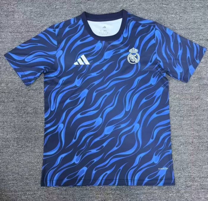25-26 Real Madrid Royal Blue Training Shirts