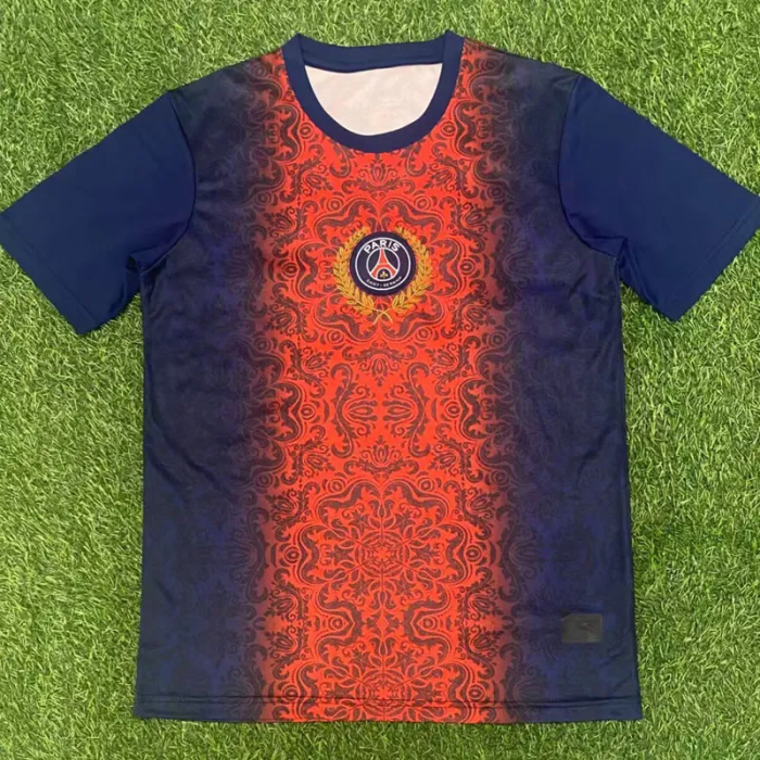 25-26 Paris Saint-Germain Red blue Special Edition Training shirts