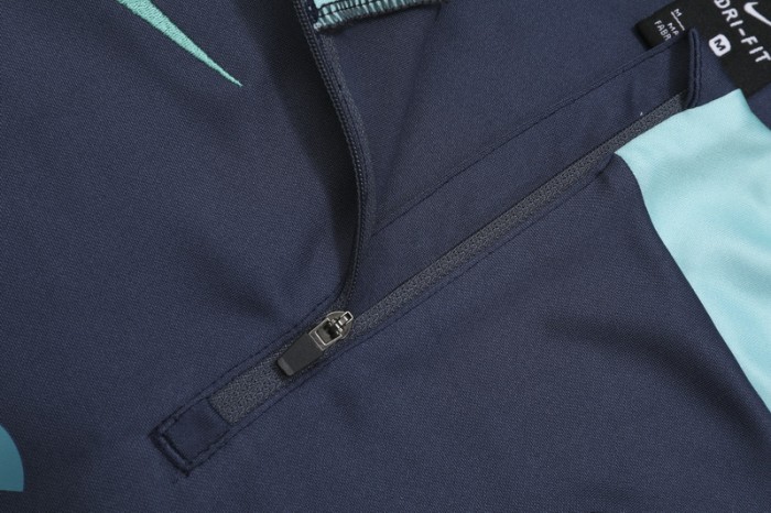 23-24 Barcelona High Quality Half Pull Tracksuit