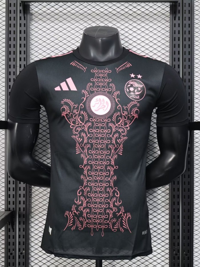 25-26 Algeria Black Player Version Training shirts (粉标)