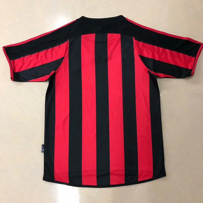 2003-2004 AC Milan Home Retro Soccer Jersey
