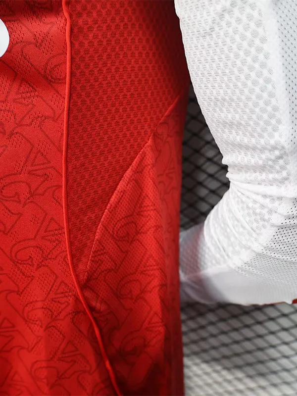 25-26 Arsenal Home Long Sleeve Player Version Soccer Jersey (长袖球员)