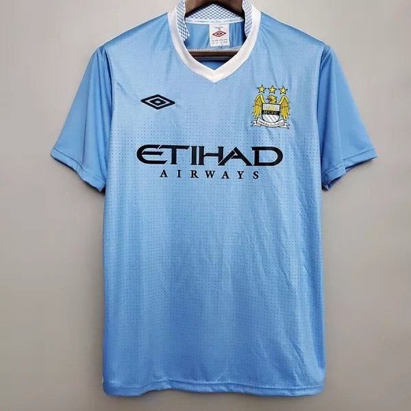 2011-2012 Manchester City Home Retro Soccer Jersey