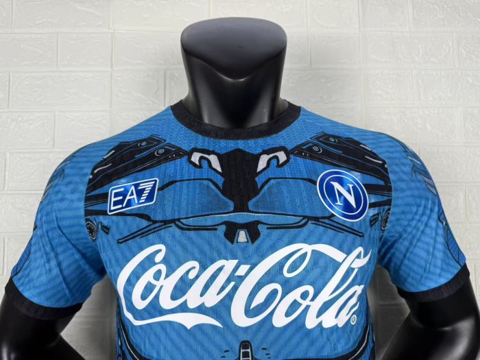 25-26 Napoli Blue Player Version Training Shirts