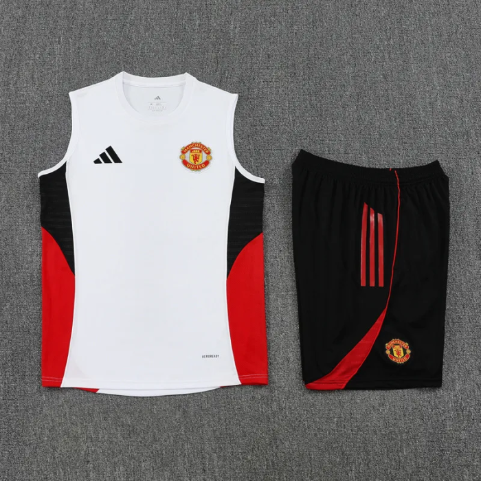 25-26 Manchester United High Quality Tank Top And Shorts Suit