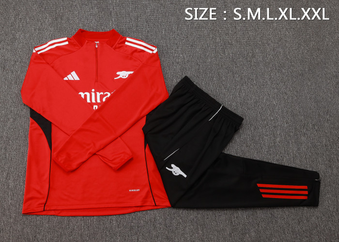 25-26 Arsenal High Quality Half Pull Tracksuit