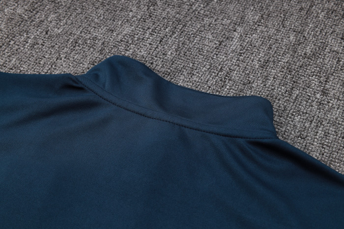 23-24 Real Madrid High Quality Half Pull Tracksuit