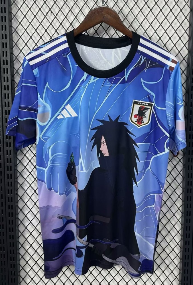25-26 Japan Blue Special Edition Fans Soccer Jersey *忍者系黑衣