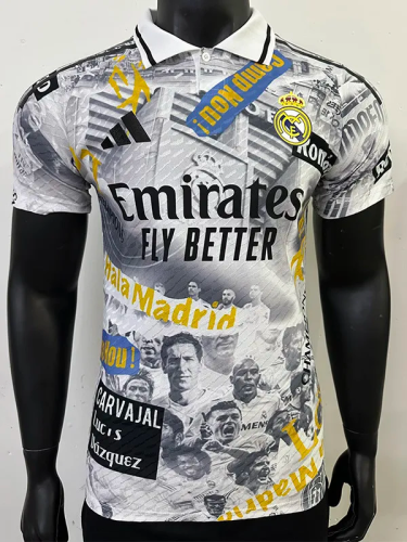 25-26 Real Madrid Special Edition Player Version Training Shirts *涂鸦