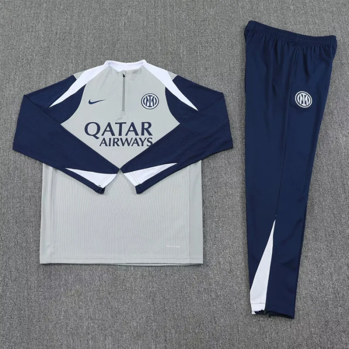 25-26 Inter Milan High Quality Half Pull Tracksuit