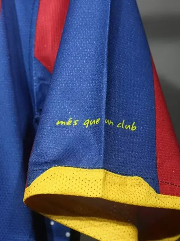 2010-2011 Barcelona Home Player Version  Retro Soccer Jersey
