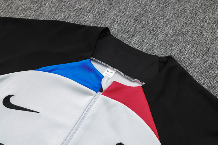 23-24 Barcelona High Quality Half Pull Tracksuit