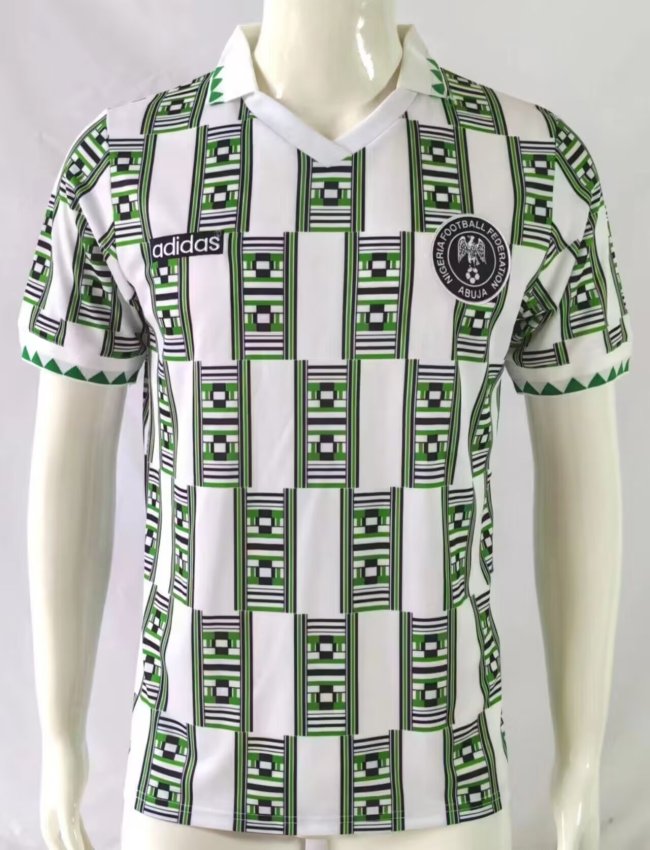 1994 Nigeria Away Retro Soccer Jersey