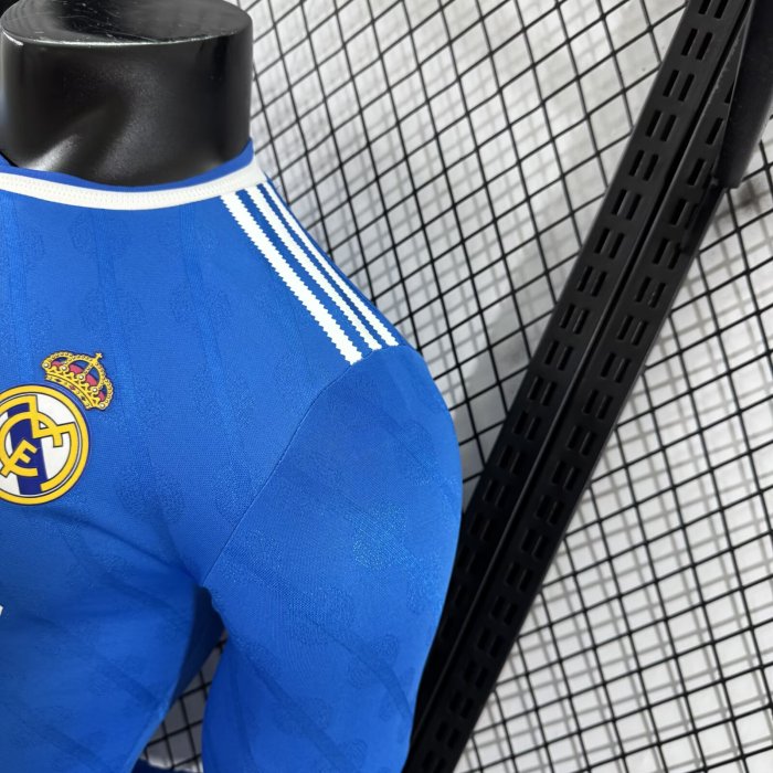 25-26 Real Madrid Third Long Sleeve Player Version Soccer Jersey