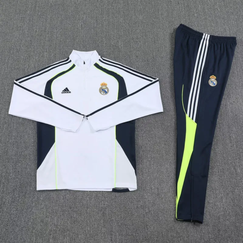 25-26 Real Madrid High Quality Half Pull Tracksuit