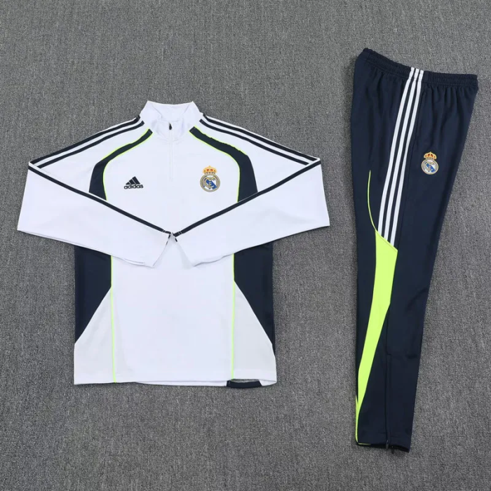 25-26 Real Madrid High Quality Half Pull Tracksuit