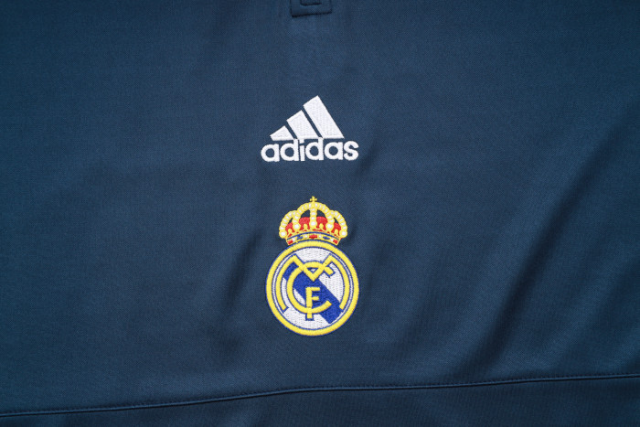 23-24 Real Madrid High Quality Half Pull Tracksuit