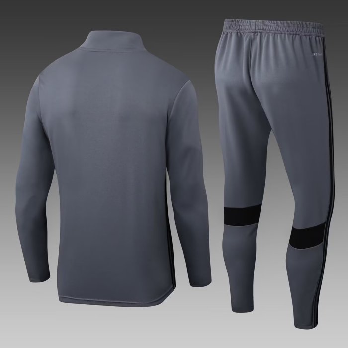 2025 AD Gray Half Pull Tracksuit 