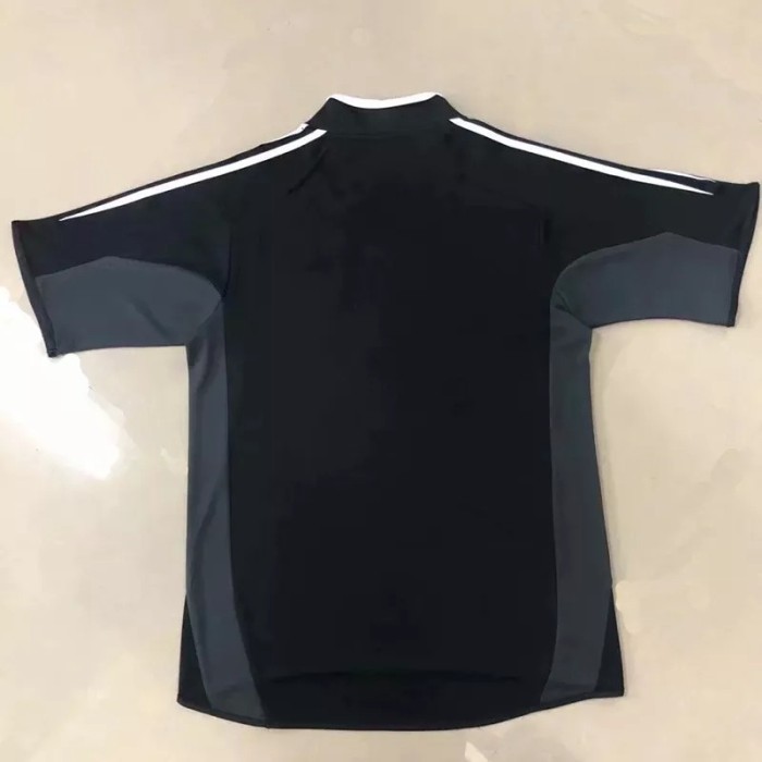 2004-2005 Real Madrid Away Black Retro Soccer Jersey