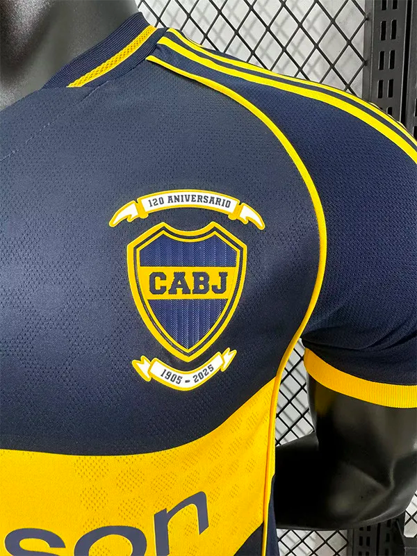 25-26 Boca Juniors Home Player Version Soccer Jersey