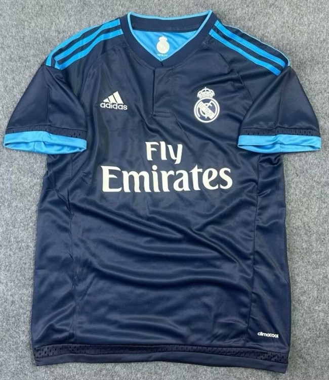 2015-2016 Real Madrid Third Retro Soccer Jersey