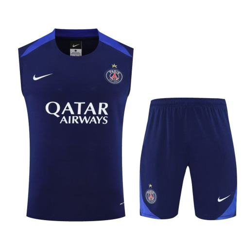 25-26 Paris Saint-Germain High quality Tank Top And Shorts Suit