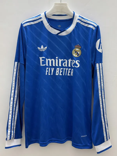 25-26 Real Madrid Third Long Sleeve Soccer Jersey (长袖)