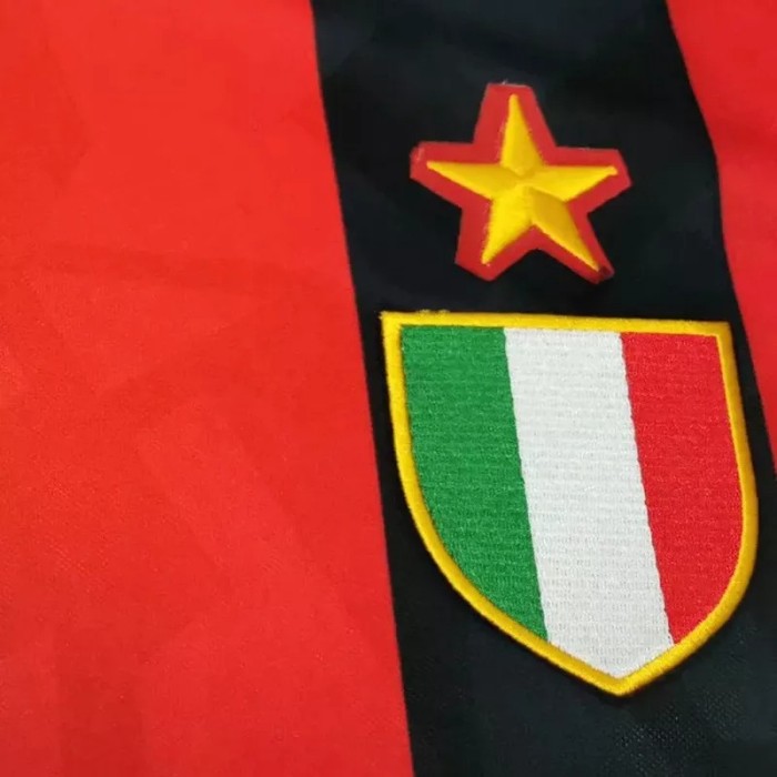 1993-1994 AC Milan Home Retro Soccer Jersey