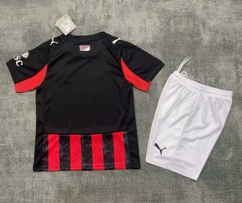 25-26 AC Milan Home Kids Soccer Jersey