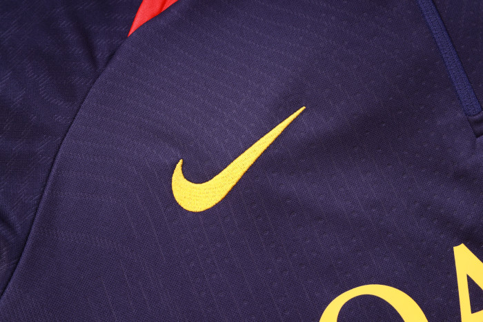 23-24 Paris Saint-Germain High Quality Half Pull Tracksuit