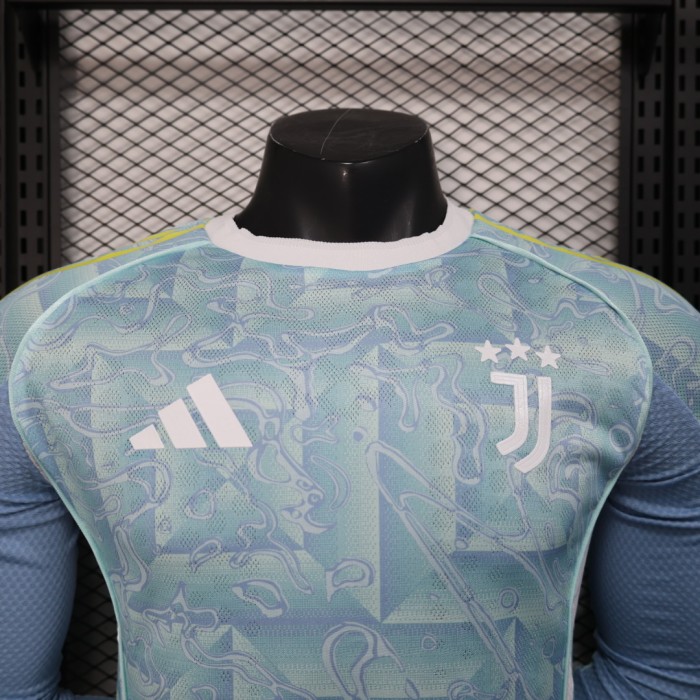 25-26 Juventus Away Long sleeves Player Version Soccer Jersey