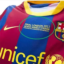 2010-2011 Barcelona Home Player Version  Retro Soccer Jersey