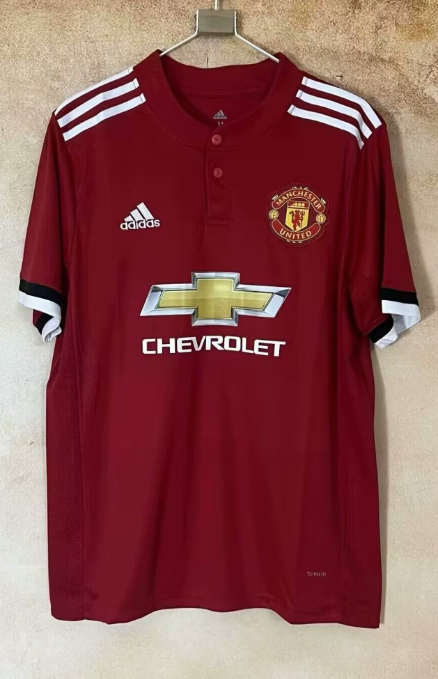 2017-2018 Manchester United Home Retro Soccer Jersey