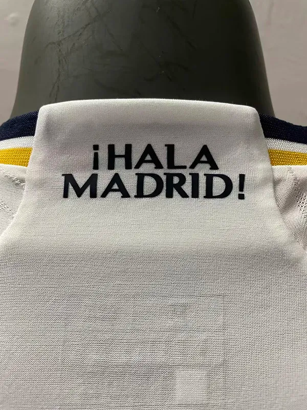 2324 Real Madrid Home CAMPEONES 36 Player Version Soccer Jersey