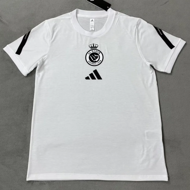 25-26 AL-Nassr White High Quality Casual T-Shirt